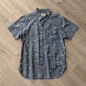 Lost Enterprises Denim Shirt with Stars